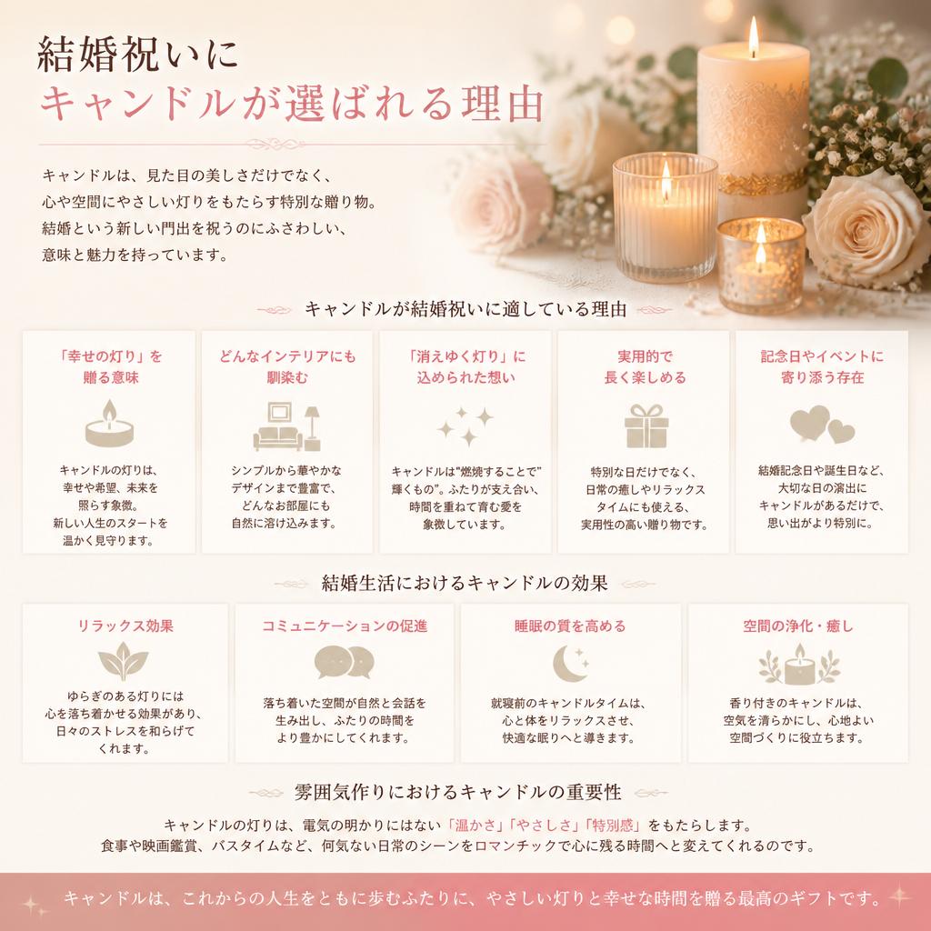贈り物としてのキャンドルの魅力