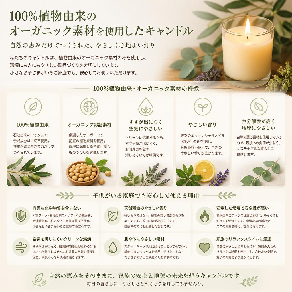 安全性を重視した素材選び