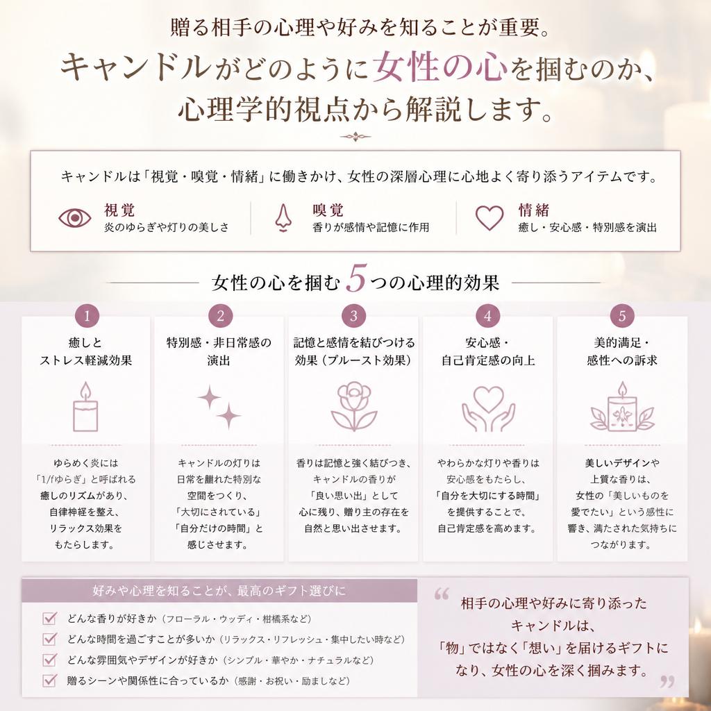 心理学で探るキャンドルの選び方