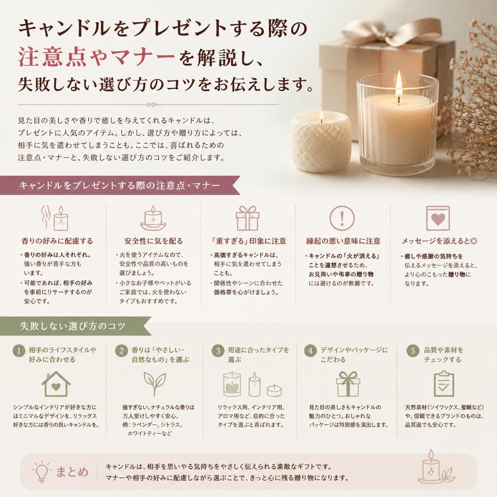 プレゼントの際に気をつけるべきポイント