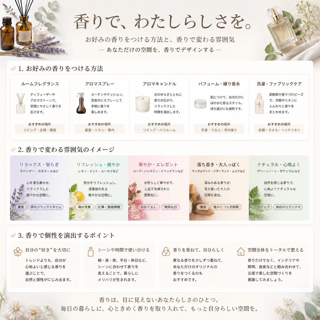 5. 香りのカスタマイズ