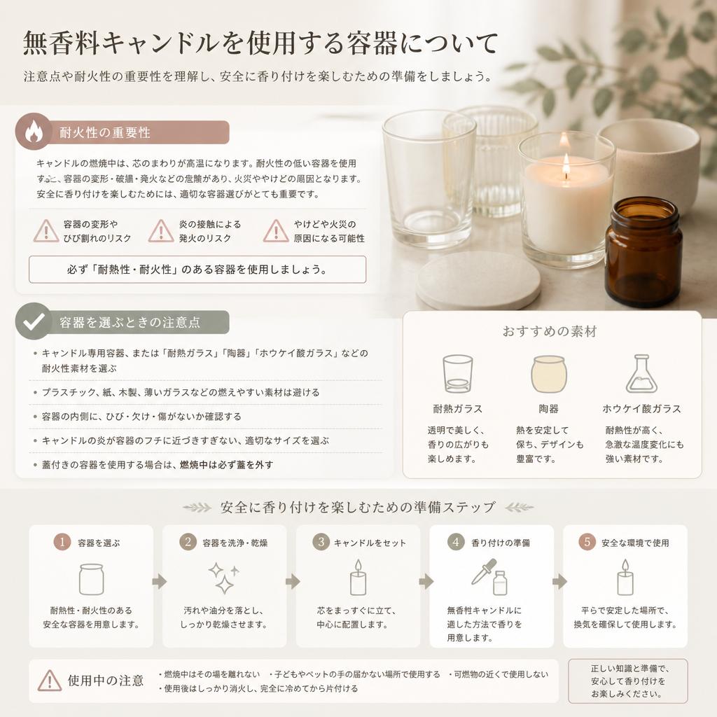 再利用可能な容器の準備