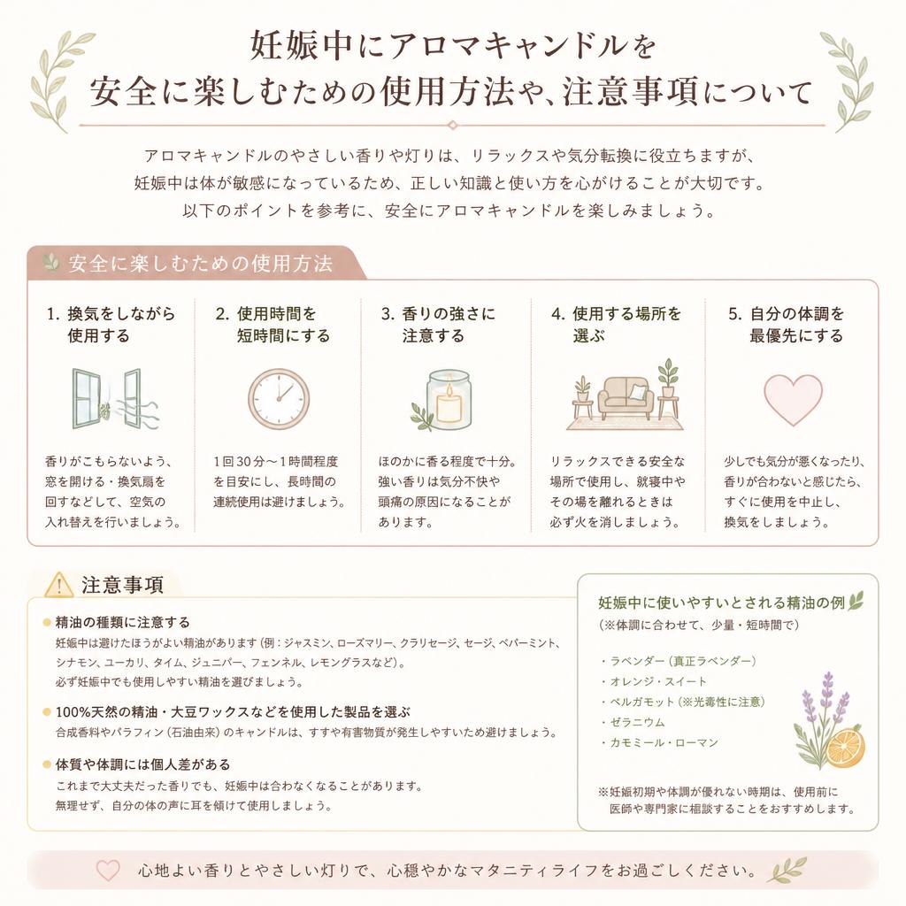 アロマキャンドルの正しい使用方法