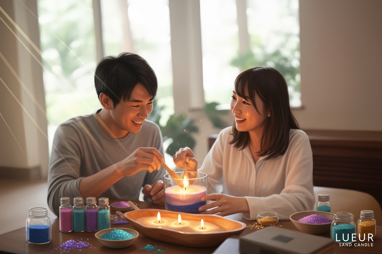 「プレゼントを『渡す』から『一緒に作る』へ | キャンドルのプレゼントならLUEUR