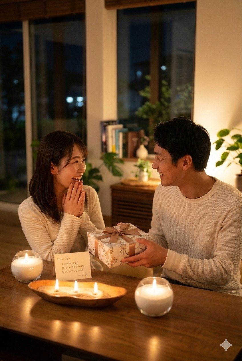 夫婦円満の秘訣は プレゼントにあった 想いを灯すサプライズギフト | キャンドルのプレゼントならLUEUR
