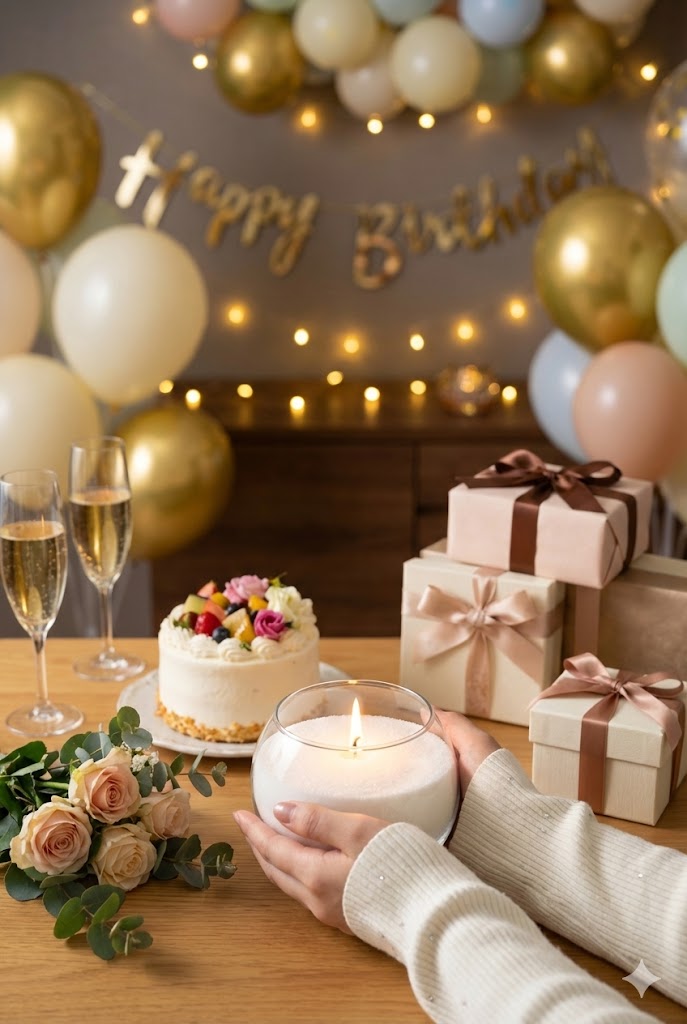 特別な思い出を彩るキャンドルで、上質な誕生日パーティーを実現 | キャンドルのプレゼントならLUEUR
